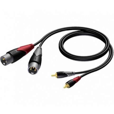 Laidas 2xXLR - 2RCA  (K-K) 1.5m Procab 